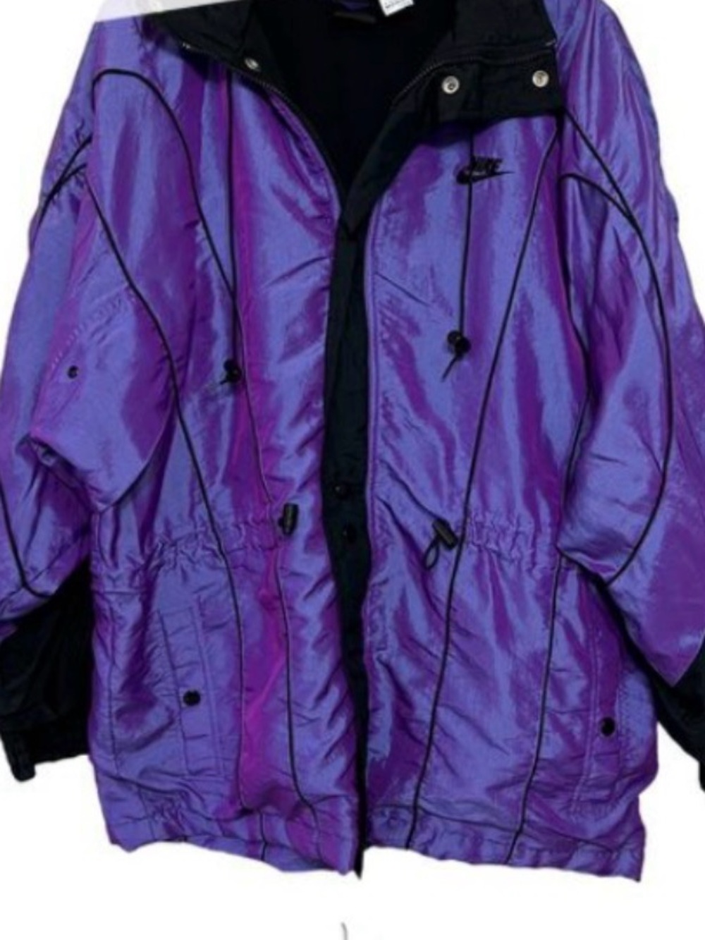 Nike vintage 90s unisex Purple Windbreaker Jacket